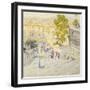 The Spanish Steps of Rome-Childe Hassam-Framed Giclee Print