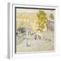 The Spanish Steps of Rome-Childe Hassam-Framed Giclee Print