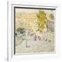 The Spanish Steps of Rome-Childe Hassam-Framed Giclee Print