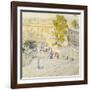 The Spanish Steps of Rome-Childe Hassam-Framed Giclee Print