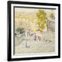 The Spanish Steps of Rome-Childe Hassam-Framed Giclee Print