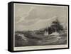 The Spanish Torpedo Boat Flotilla under Captain Villaamil Which Assembled at Cape Verde Islands-Eduardo de Martino-Framed Stretched Canvas