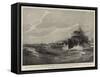 The Spanish Torpedo Boat Flotilla under Captain Villaamil Which Assembled at Cape Verde Islands-Eduardo de Martino-Framed Stretched Canvas