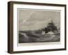 The Spanish Torpedo Boat Flotilla under Captain Villaamil Which Assembled at Cape Verde Islands-Eduardo de Martino-Framed Giclee Print