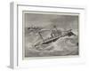 The Spanish War-Ship, Reina Regente, Reported Lost Near the Straits of Gibraltar-Fred T. Jane-Framed Giclee Print