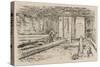 The Spar Shop, Gloucester, July 8, 1918 (Litho)-Childe Frederick Hassam-Stretched Canvas