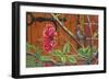 The Sparrow Who Visit Your Window-Luis Aguirre-Framed Premium Giclee Print