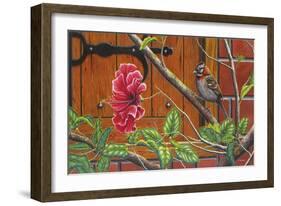 The Sparrow Who Visit Your Window-Luis Aguirre-Framed Giclee Print