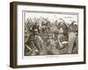 The Spartans at Platea (Litho)-English-Framed Giclee Print