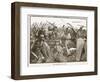 The Spartans at Platea (Litho)-English-Framed Premium Giclee Print