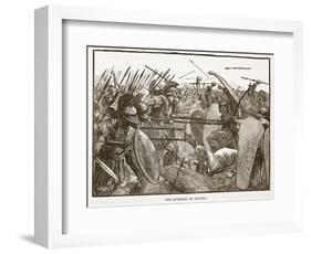 The Spartans at Platea (Litho)-English-Framed Premium Giclee Print