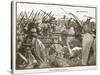 The Spartans at Platea (Litho)-English-Stretched Canvas