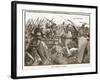 The Spartans at Platea (Litho)-English-Framed Giclee Print