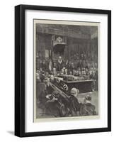 The Speaker's Farewell to the House of Commons, 8 April-Thomas Walter Wilson-Framed Giclee Print