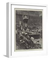 The Speaker's Farewell to the House of Commons, 8 April-Thomas Walter Wilson-Framed Giclee Print