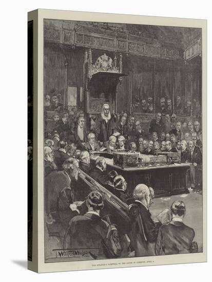 The Speaker's Farewell to the House of Commons, 8 April-Thomas Walter Wilson-Stretched Canvas