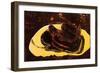 The Specter Watches over Her, 1893-94-Paul Gauguin-Framed Giclee Print