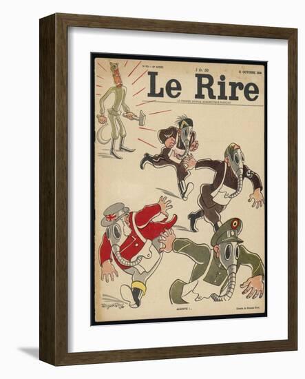 The Spectre of Communism Terrifies the Rest of Europe-Roger Roy-Framed Art Print