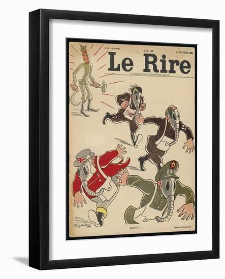 The Spectre of Communism Terrifies the Rest of Europe-Roger Roy-Framed Art Print