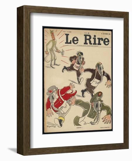 The Spectre of Communism Terrifies the Rest of Europe-Roger Roy-Framed Art Print