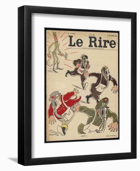 The Spectre of Communism Terrifies the Rest of Europe-Roger Roy-Framed Art Print