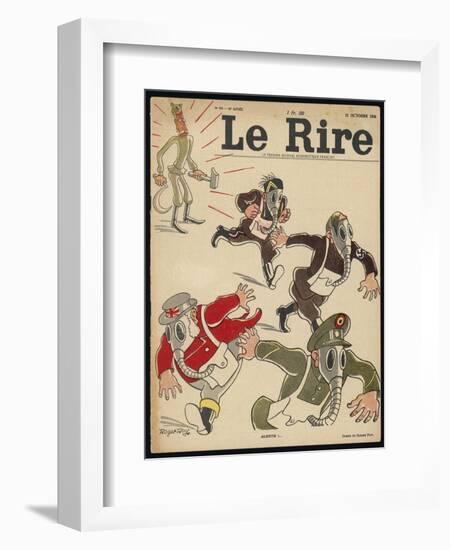 The Spectre of Communism Terrifies the Rest of Europe-Roger Roy-Framed Art Print