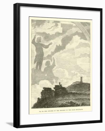 The Spectre of the Brocken in the Harz Mountains-null-Framed Giclee Print