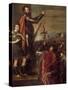 The Speech of the Marquis of Vasto, 1540-1541-Titian (Tiziano Vecelli)-Stretched Canvas