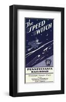 The Speed Witch-null-Framed Art Print