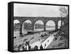 The Speedway and High Bridge-null-Framed Stretched Canvas