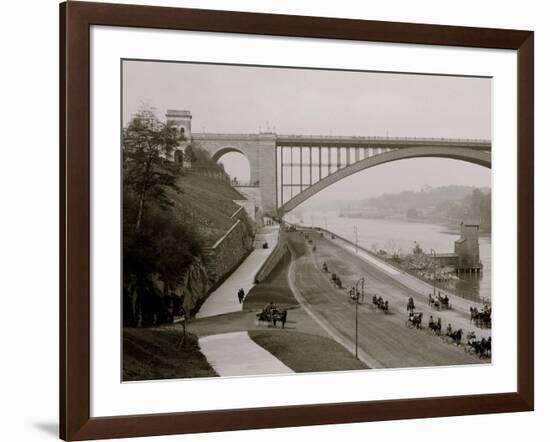 The Speedway, New York, N.Y.-null-Framed Photo