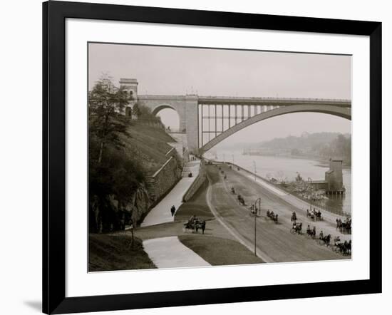 The Speedway, New York, N.Y.-null-Framed Photo