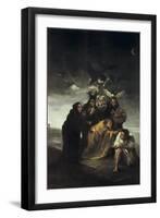 The Spell or the Witches-Francisco de Goya-Framed Art Print