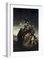 The Spell or the Witches-Francisco de Goya-Framed Art Print