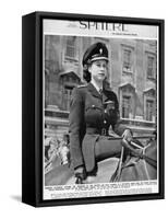 The Sphere Front Cover: Princess Elizabeth-null-Framed Stretched Canvas