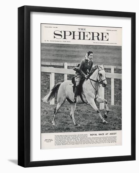 The Sphere Front Cover: Queen Elizabeth II-null-Framed Photographic Print