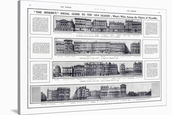 The Sphere's Guide to the 1914 Season: What's What Among the Palaces of Piccadilly-null-Stretched Canvas