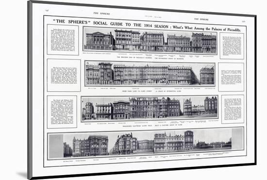 The Sphere's Guide to the 1914 Season: What's What Among the Palaces of Piccadilly-null-Mounted Photographic Print
