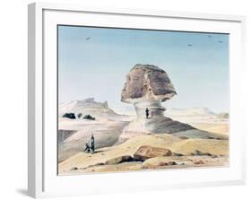 The Sphinx, 19th Century-Emile Prisse d'Avennes-Framed Giclee Print