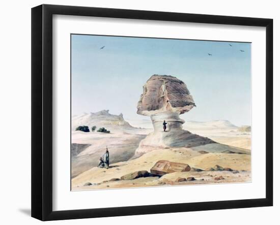 The Sphinx, 19th Century-Emile Prisse d'Avennes-Framed Giclee Print