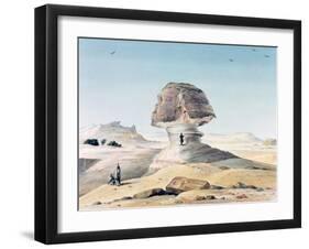 The Sphinx, 19th Century-Emile Prisse d'Avennes-Framed Giclee Print