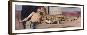 The Sphinx (Also: the Arts, Or: the Tenderness), 1896-Fernand Khnopff-Framed Giclee Print