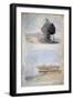 The Sphinx and a Tomb, Egypt, 19th Century-CH Smith-Framed Giclee Print