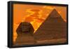 The Sphinx And Great Pyramid, Egypt-Dmitry Pogodin-Framed Poster