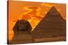 The Sphinx And Great Pyramid, Egypt-Dmitry Pogodin-Stretched Canvas