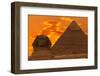 The Sphinx And Great Pyramid, Egypt-Dmitry Pogodin-Framed Premium Photographic Print