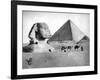 The Sphinx and Pyramid at Giza, Egypt, C1882-null-Framed Giclee Print