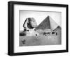 The Sphinx and Pyramid at Giza, Egypt, C1882-null-Framed Giclee Print