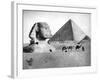 The Sphinx and Pyramid at Giza, Egypt, C1882-null-Framed Giclee Print