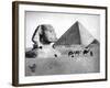 The Sphinx and Pyramid at Giza, Egypt, C1882-null-Framed Giclee Print